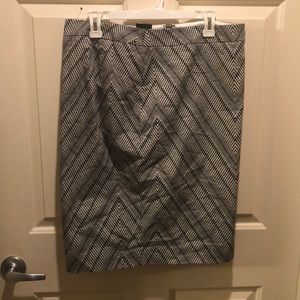 Black and White Pencil Skirt Size 14